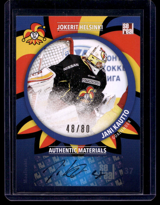 2015-16 Sereal Jokerit Autograph - Jani Kautto #JOK-AUT-008 /80