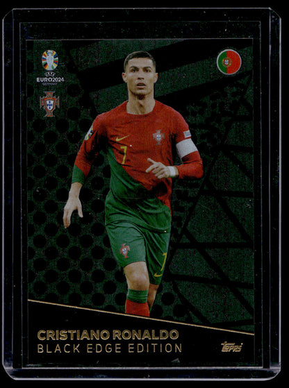 2024 Topps Match Attax UEFA Euro - Black Edge Edition - Cristano Ronaldo #BE7