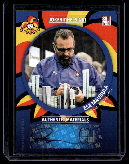 2015-16 Sereal Jokerit Autograph - Esa Maunula #JOK-AUT-004 /80