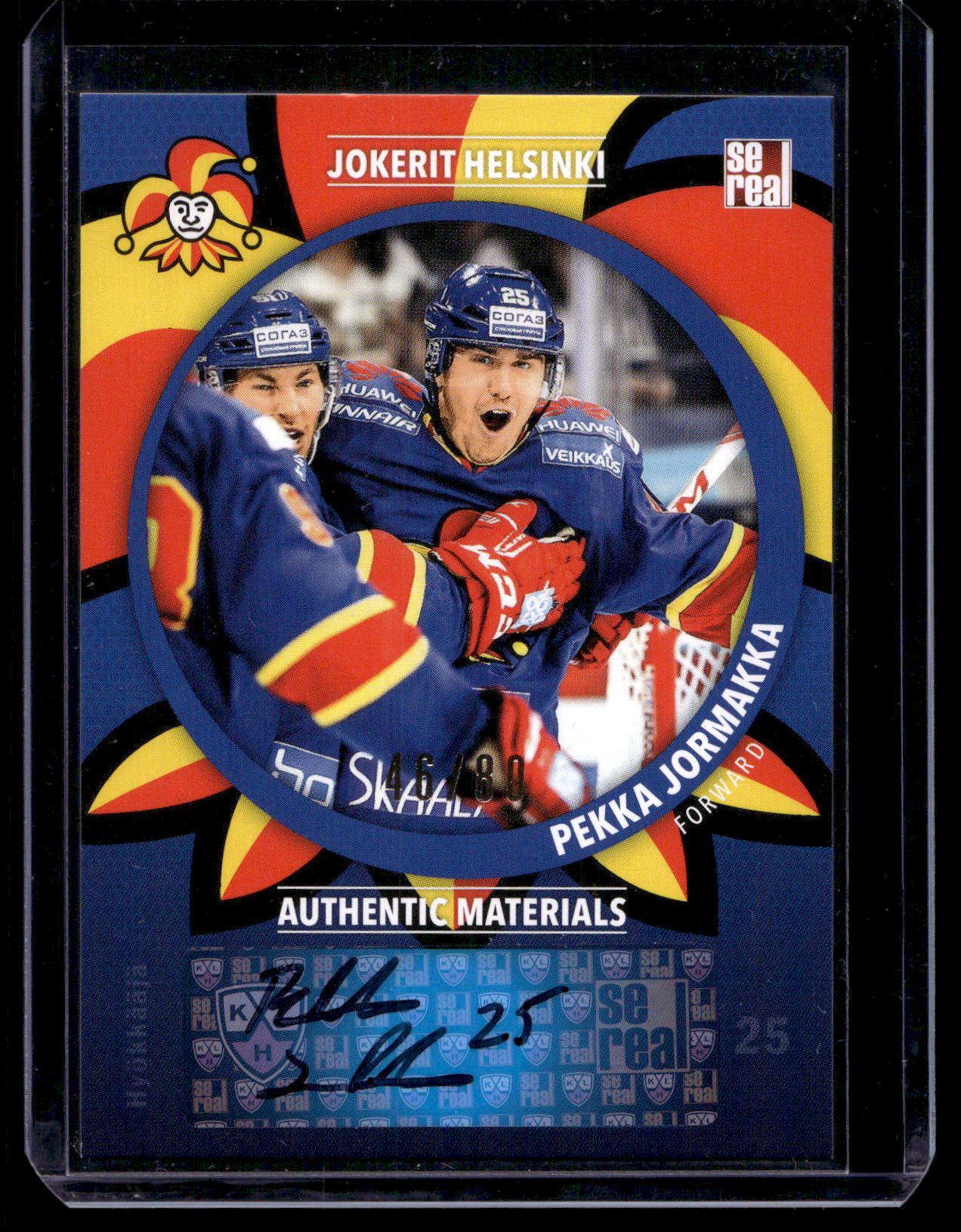 2015-16 Sereal Jokerit Autograph - Pekka Jormakka #JOK-AUT-022 /80