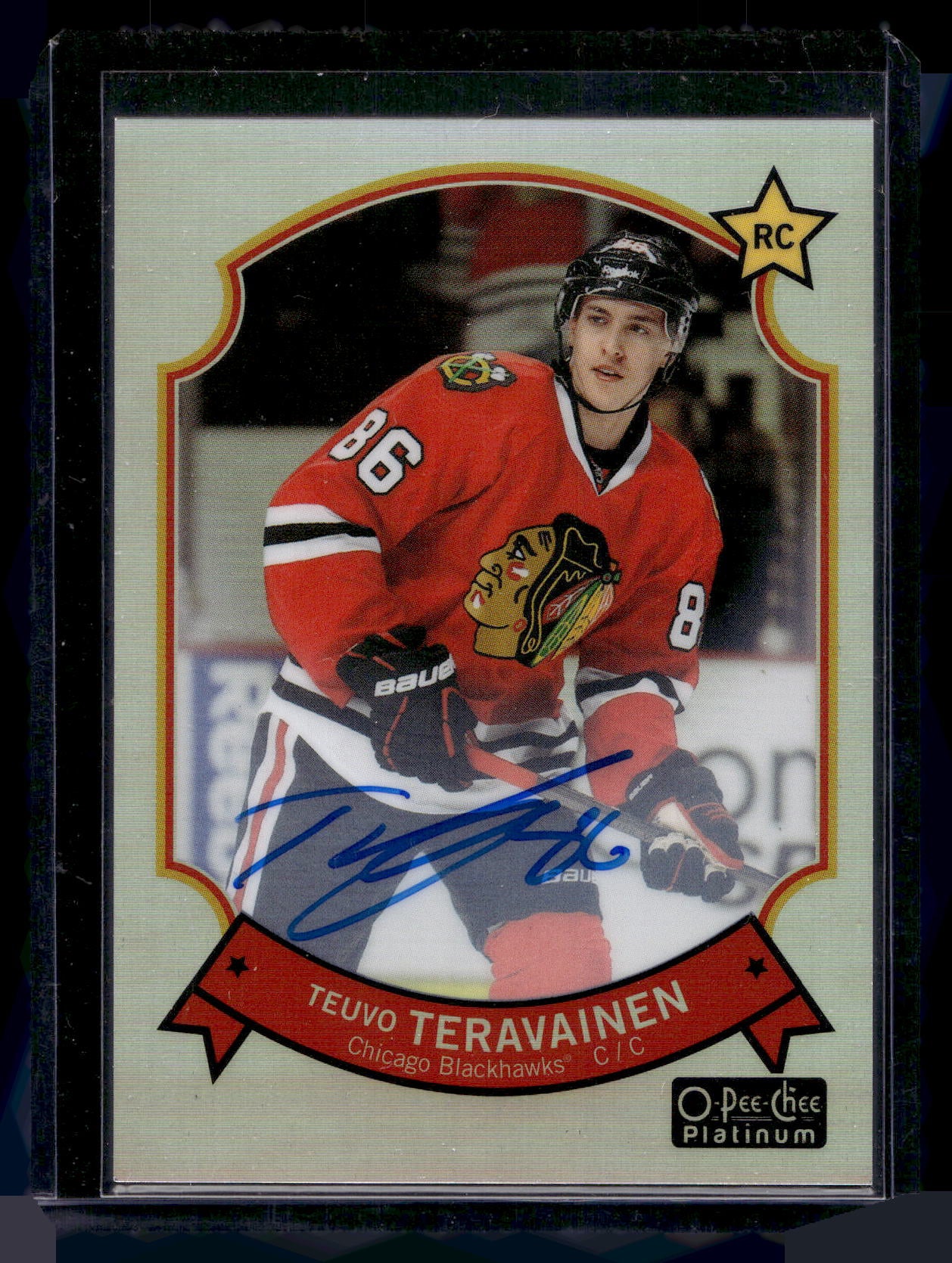 2014-15 Upper Deck O-Pee-Chee Platinum - Retro - Rainbow Autographs - Teuvo Teravainen #80 RY