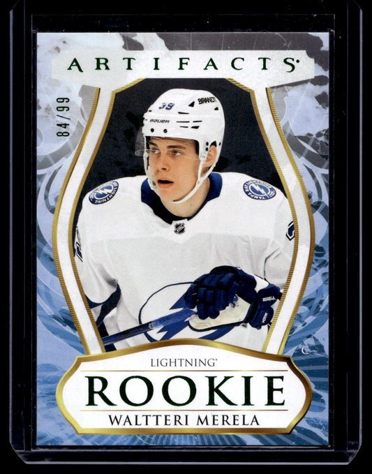2023-24 Upper Deck Artifacts - Rookie Redemptions Emerald - Waltteri Merela #227 /99 RY