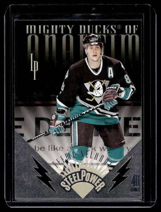 1996-97 Leaf Preferred - Steel Power - Teemu Selanne #10 /2500