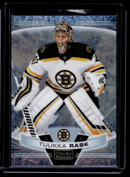 2019-20 Upper Deck O-Pee-Chee Platinum - Arctic Freeze - Tuukka Rask #101 /99