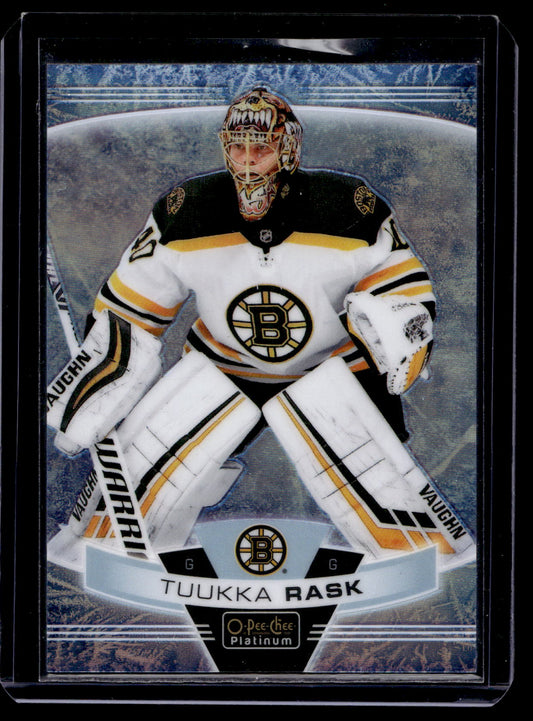 2019-20 Upper Deck O-Pee-Chee Platinum - Arctic Freeze - Tuukka Rask #101 /99