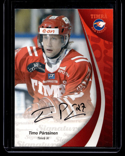 2006-07 SHL Signatures - Timo Parssinen