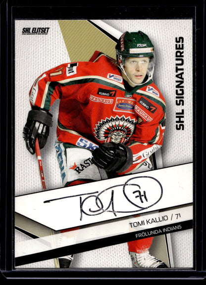 2009-10 SHL Signatures - Tomi Kallio