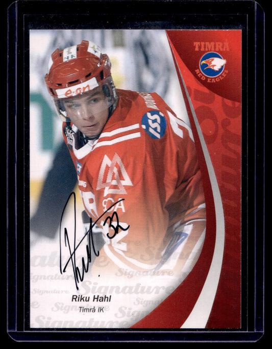 2006-07 SHL Signatures - Riku Hahl