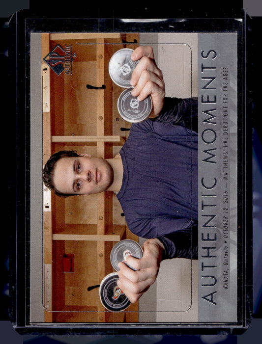2016-17 Upper Deck SP Authentic - Authentic Moments - Auston Matthews #111 RC