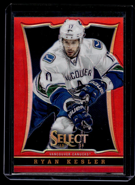 2013-14 Panini Select - Black Friday Red Prizm - Ryan Kesler #39 /35