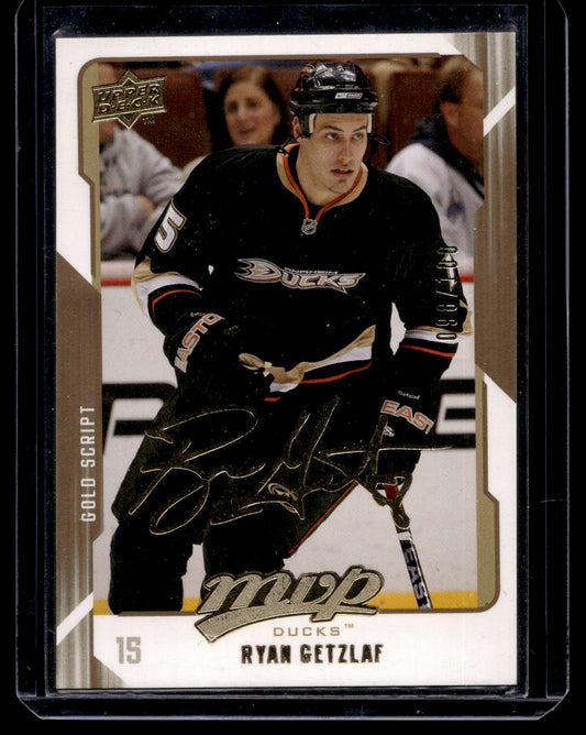 2008-09 Upper Deck MVP - Gold Script - Ryan Getzlaf #1 /100