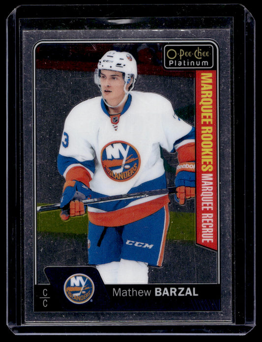 2016-17 Upper Deck O-Pee-Chee Platinum - Marquee Rookies - Mathew Barzal #188 RC