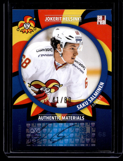 2015-16 Sereal Jokerit Autograph - Saku Salminen #JOK-AUT-029 /80