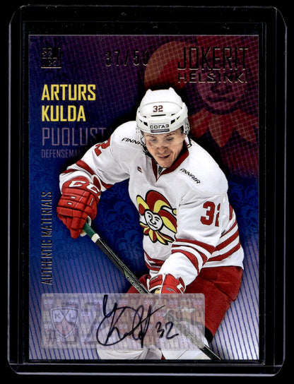 2016-17 Cereal Jokerit Autograph - Arturs Kulda #JOK-AUT-008 /50