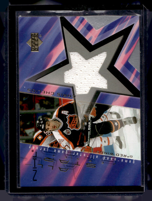 2001-02 Upper Deck - NHL All-Stars Jerseys - Chris Chelios #A-CC