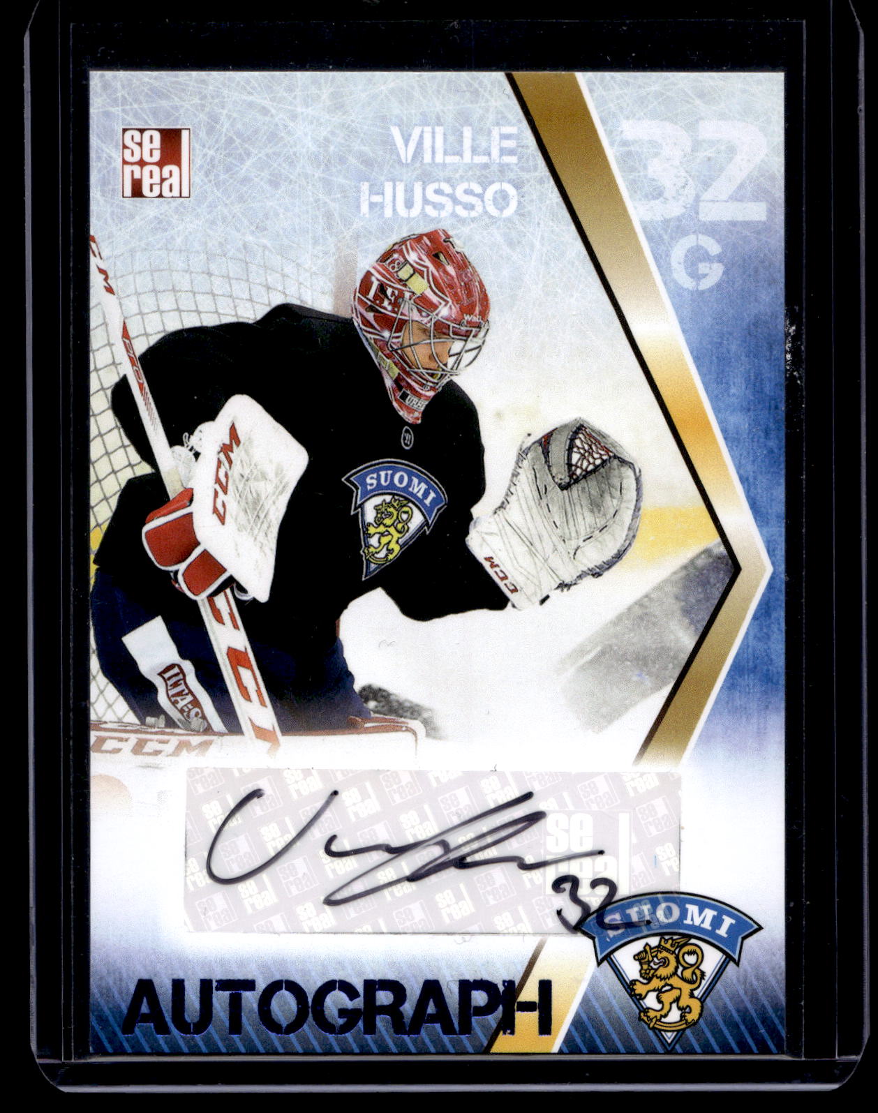 2016 Sereal Team Finland  Autograph - Ville Husso #FIN-AUT-001 /50