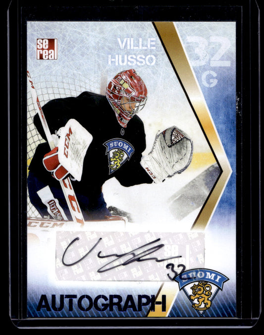 2016 Sereal Team Finland  Autograph - Ville Husso #FIN-AUT-001 /50