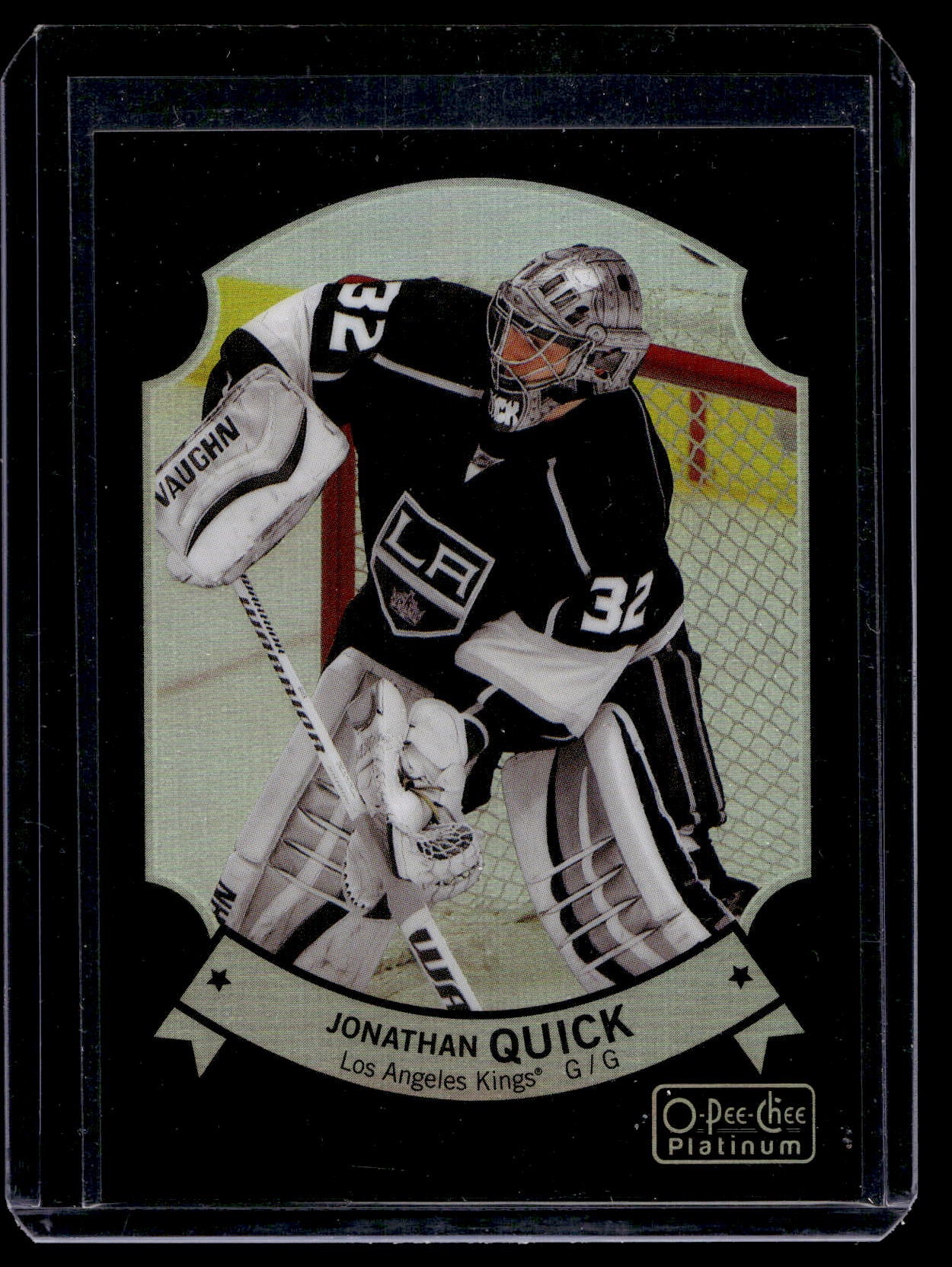 2014-15 Upper Deck O-Pee-Chee Platinum - Retro - Black Rainbow - Jonathan Quick #59 /100
