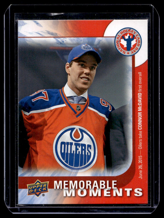 2015-16 Upper Deck National Hockey Card Day - Canadian - Memorable Moments - Connor McDavid #CAN 16 RY
