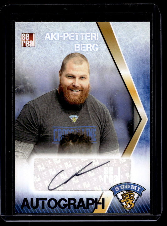 2016 Sereal Team Finland  Autograph - Aki-Petteri Berg #FIN-AUT-025 /50