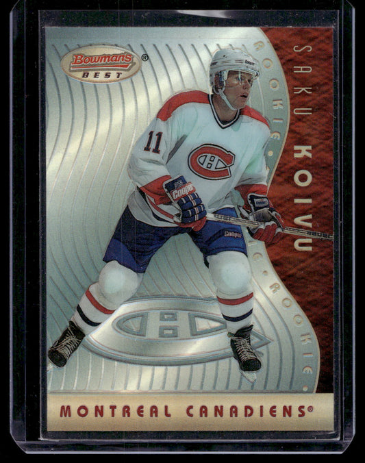 1995-96 Bowman - Bowman's Best Refractor - Saku Koivu #BB17