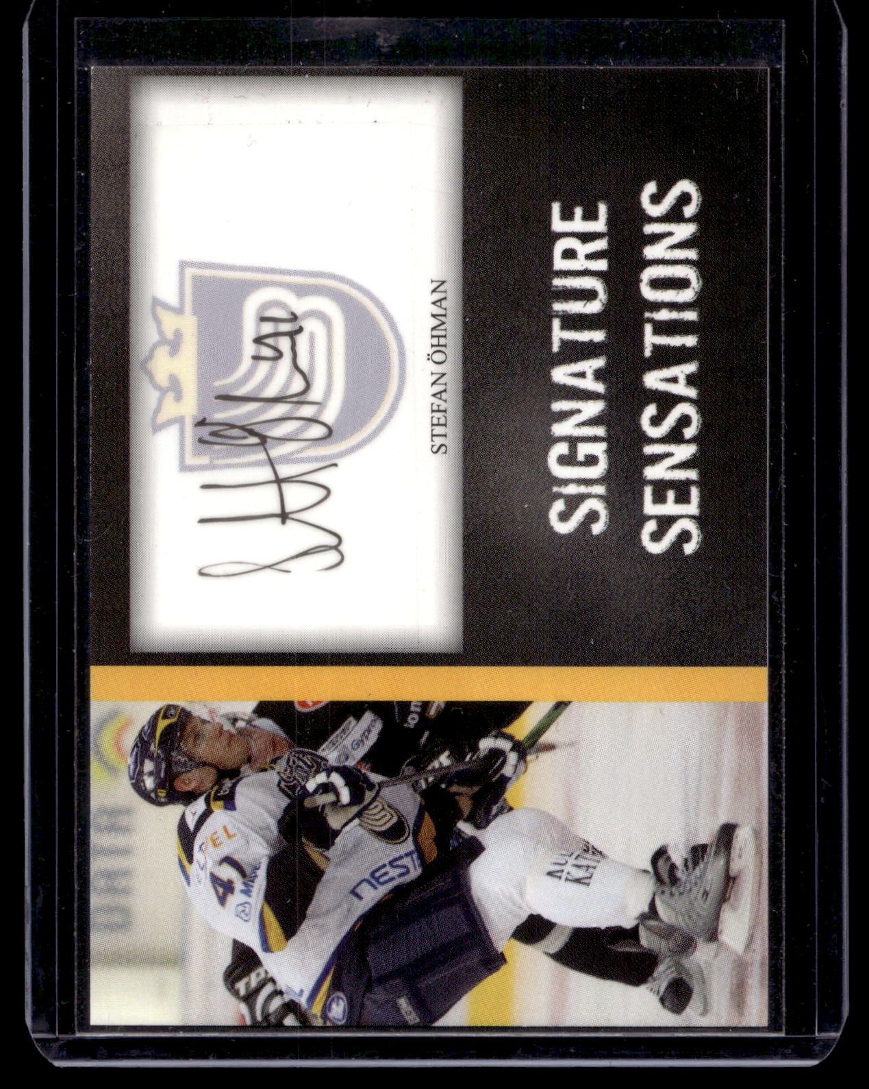 2007-08 Cardset Signature Sensations - Stefan Öhman /85