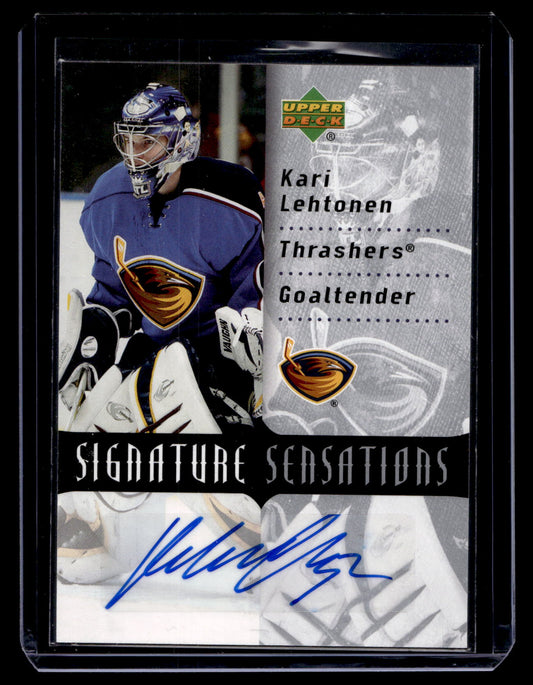 2007-08 Upper Deck - Signature Sensations - Kari Lehtonen #SS-BR