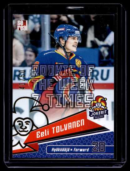 2018-19 Sereal Jokerit - KHL All-Star Game - Eeli Tolvvanen #JOK-TOL-002 /50