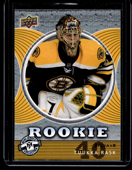 2007-08 Upper Deck Mini Jersey Collection - Tukka Rask #105 RC