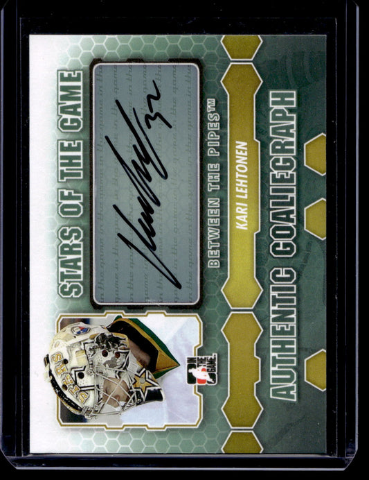 2012-13 In the Game Between the Pipes - GoalieGraph - Kari Lehtonen #A-KL
