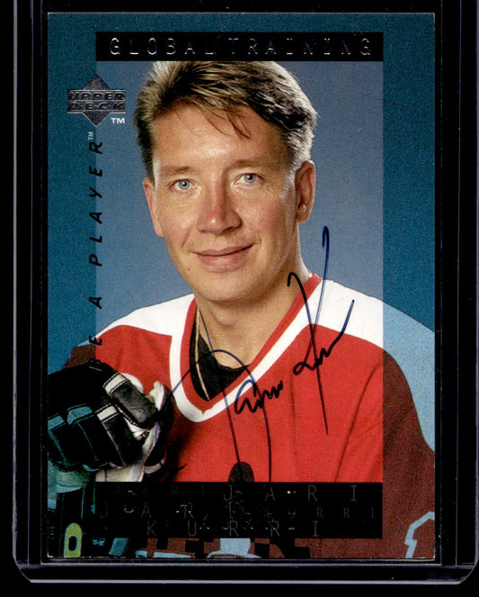 1995-96 Upper Deck Be a Player - Autographs - Jari Kurri #S201