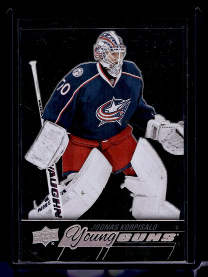 2016-17 Upper Deck - 2015-16 SP Authentic Acetate Young Guns Update - Joonas Korpisalo #521