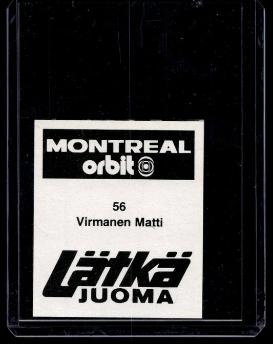 1980 Mallasjuoma Lätkäjuoma - Matti Virmanen #56