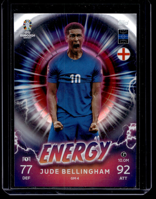 2024 Topps Match Attax UEFA Euro - Energy - Jude Bellingham #GM4