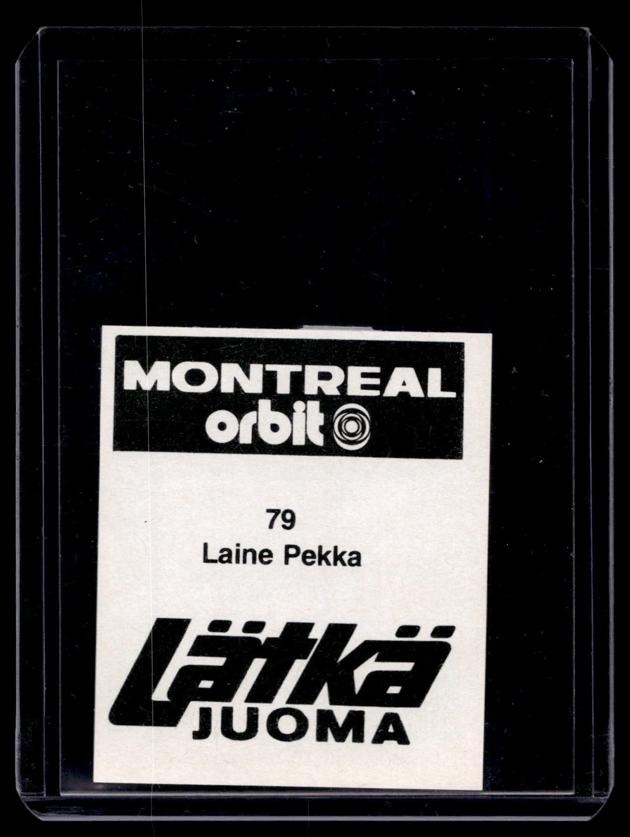 1980 Mallasjuoma Lätkäjuoma - Pekka Laine #79