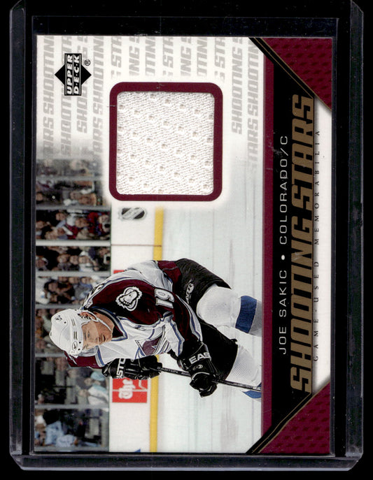 2005-06 Upper Deck - Shooting Stars Game-Used Memorabilia - Joe Sakic #S-JS