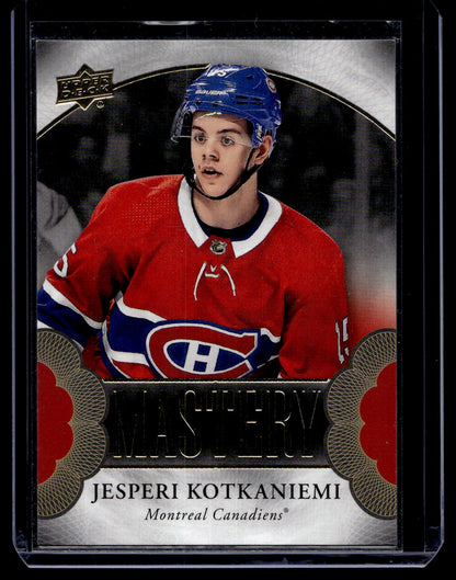 2018-19 Upper Deck - Mastery Achievement Jesperi Kotkaniemi #M-D RY