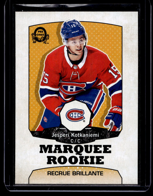 2018-19 Upper Deck - O-Pee-Chee Retro Update Jesperi Kotkaniemi #623 RY