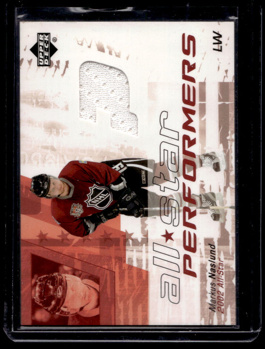 2002-03 Upper Deck - All-Star Performers Mats Naslund #AS-MN