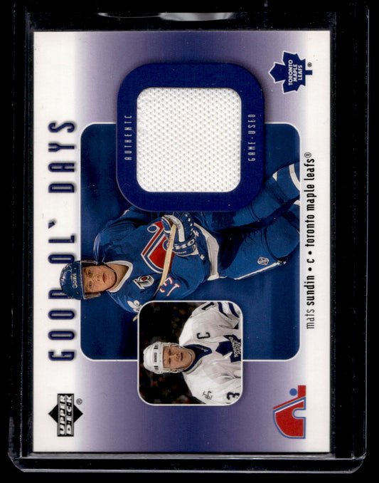 2002-03 Upper Deck - Good Ol' Days Mats Sundin #GO-MS