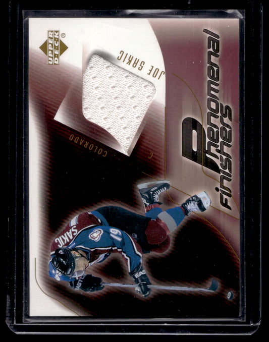 2001-02 Upper Deck - Phenomenal Finishers Joe Sakic #PF-JS