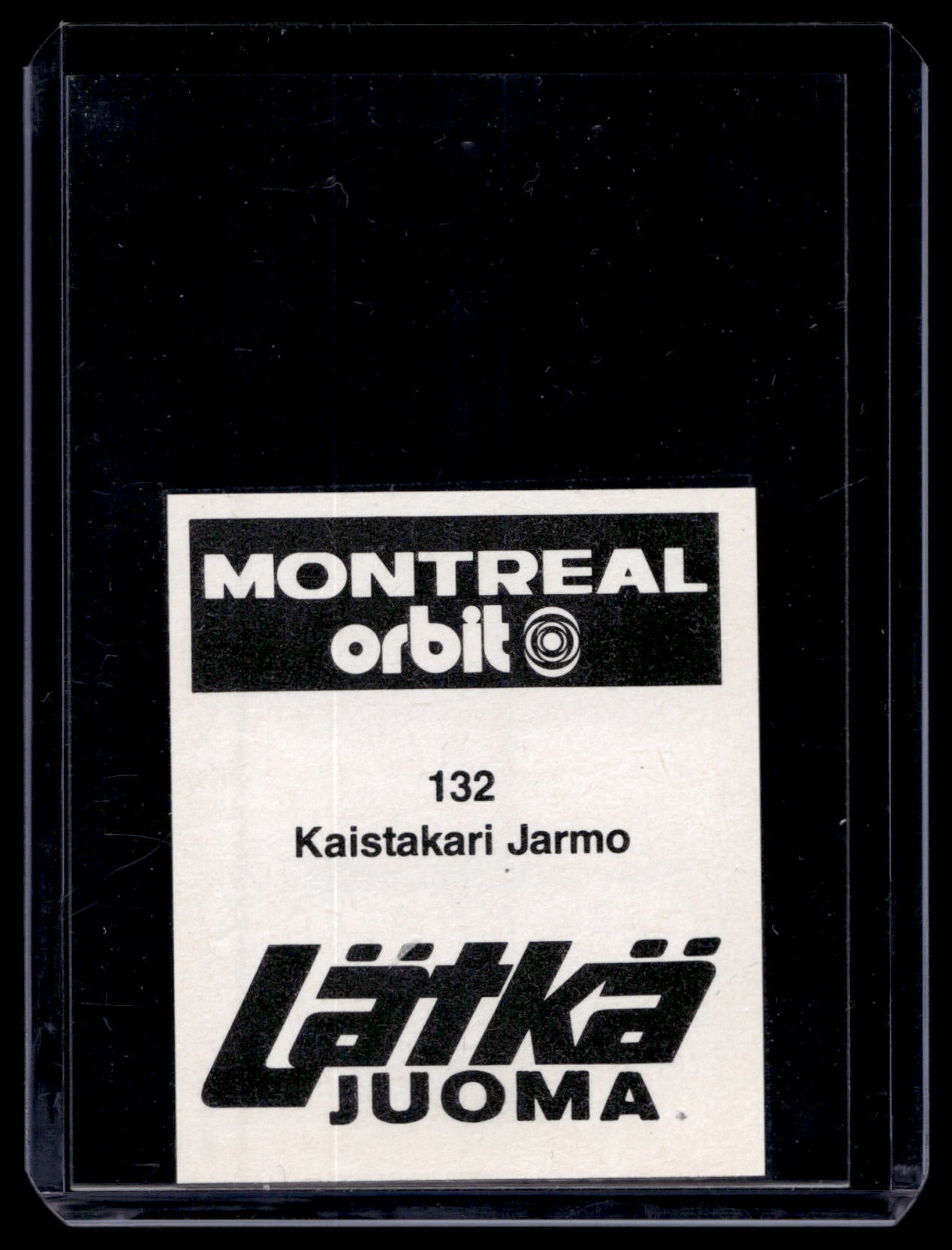 1980 Mallasjuoma Lätkäjuoma - Jarmo Kaistakari #132
