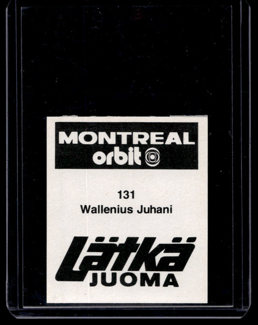 1980 Mallasjuoma Lätkäjuoma - Juhani Wallenius #131