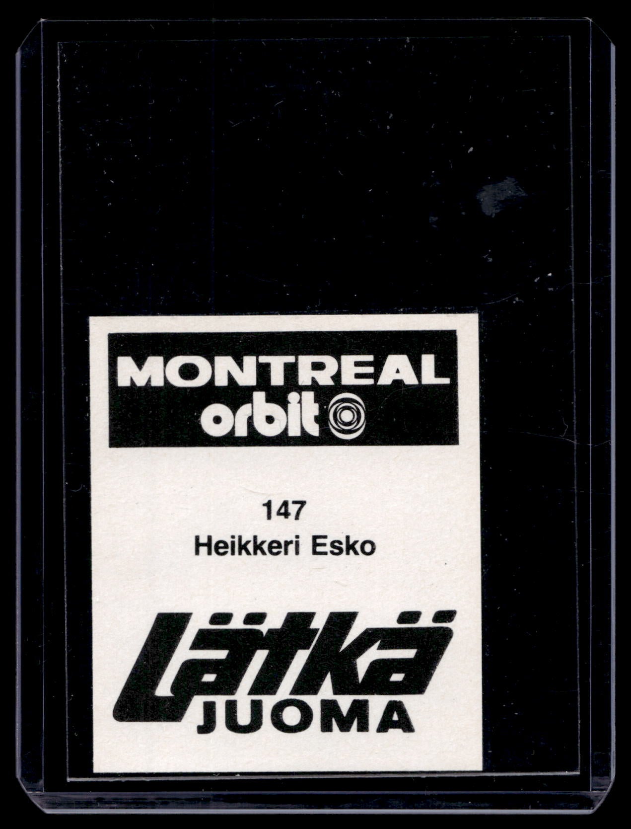 1980 Mallasjuoma Lätkäjuoma - Esko Heikkeri #147