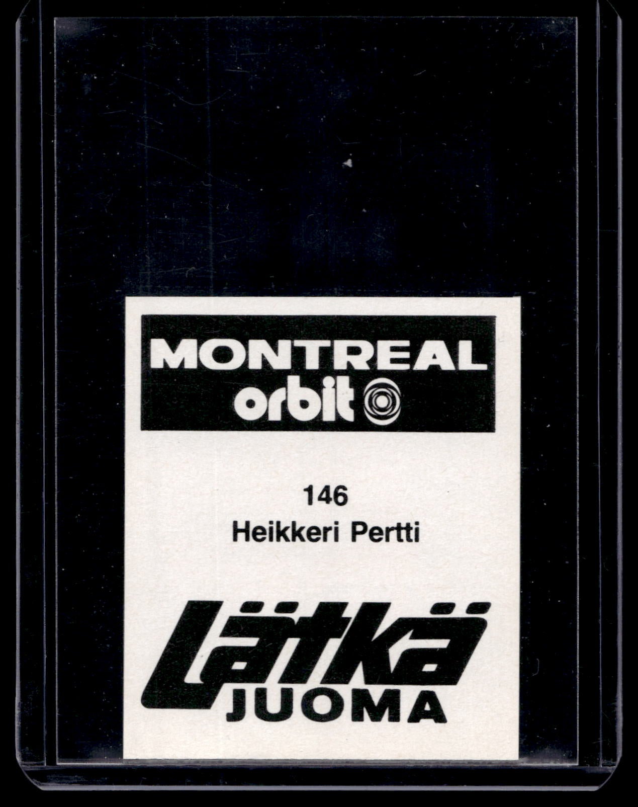 1980 Mallasjuoma Lätkäjuoma - Pertti Heikkeri #146