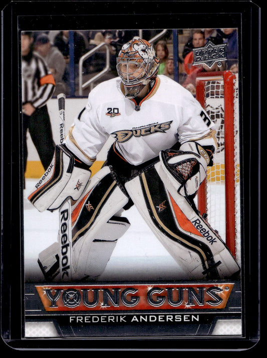 2013-14 Upper Deck - Young Guns - Fredrik Andersen #462 RC