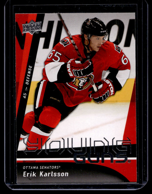 2009-10 Upper Deck - Young Guns - Erik Karlsson #210 RC