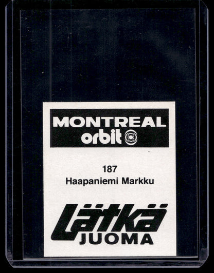 1980 Mallasjuoma Lätkäjuoma - Markku Haapaniemi #187