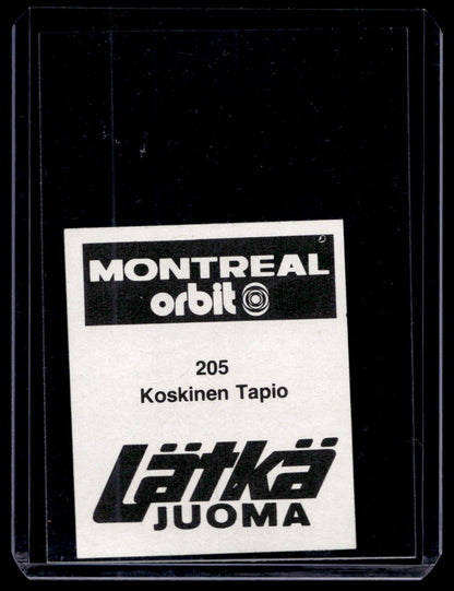 1980 Mallasjuoma Lätkäjuoma - Tapio Koskinen #205