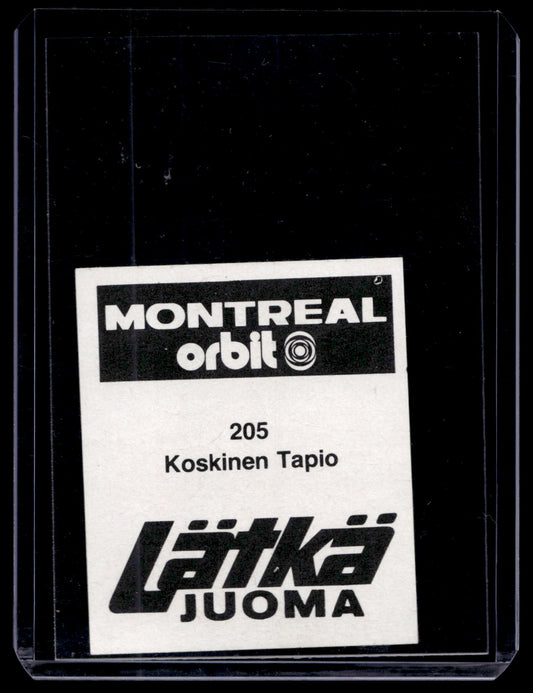 1980 Mallasjuoma Lätkäjuoma - Tapio Koskinen #205